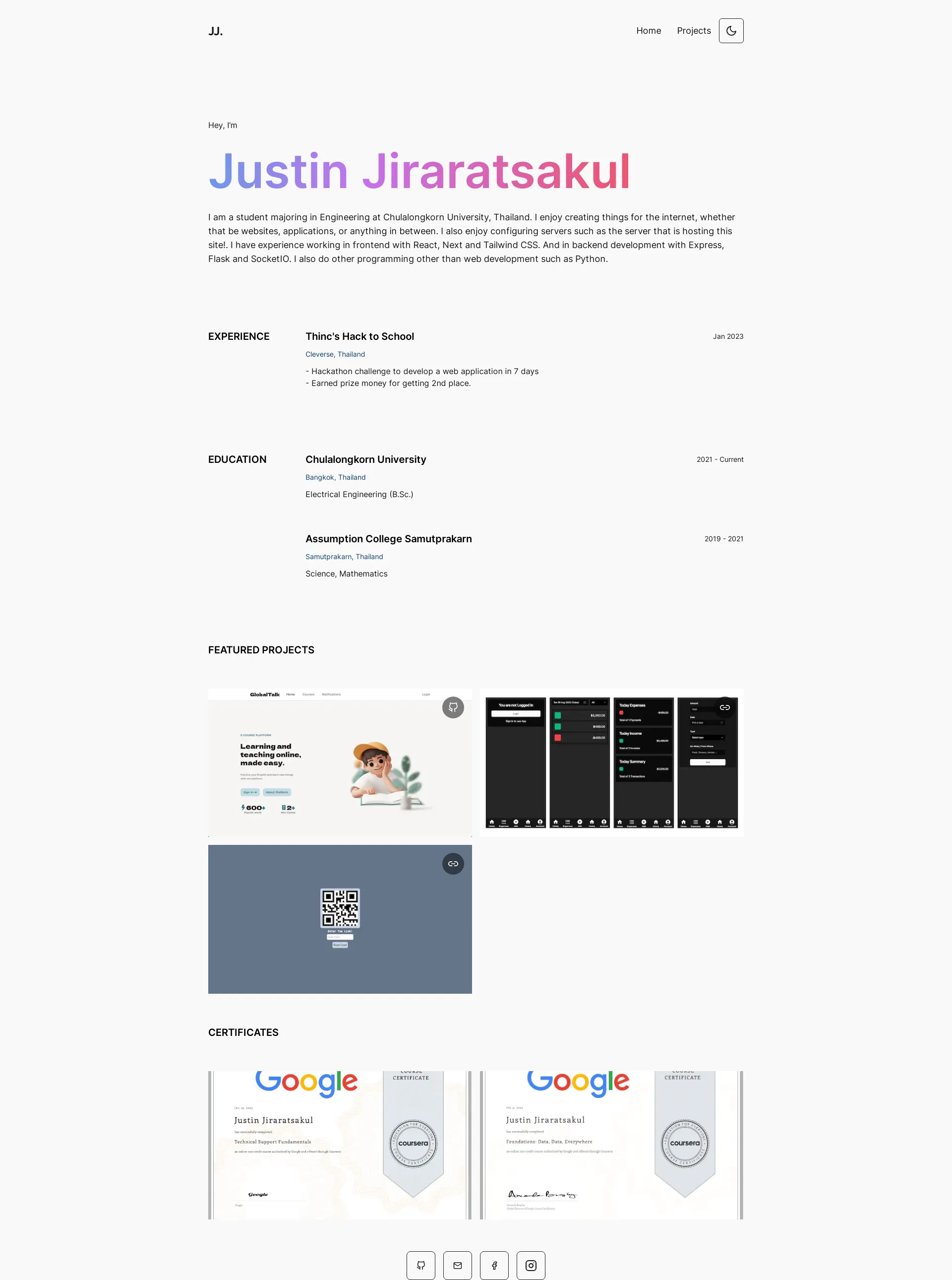 Website demo picture